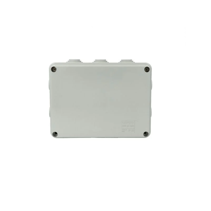 GEWISS GW44006 - Scatola di derivazione con coperchio a vite - IP55 - dim. int. 150x110x70 - pareti con passacavi - Grigio