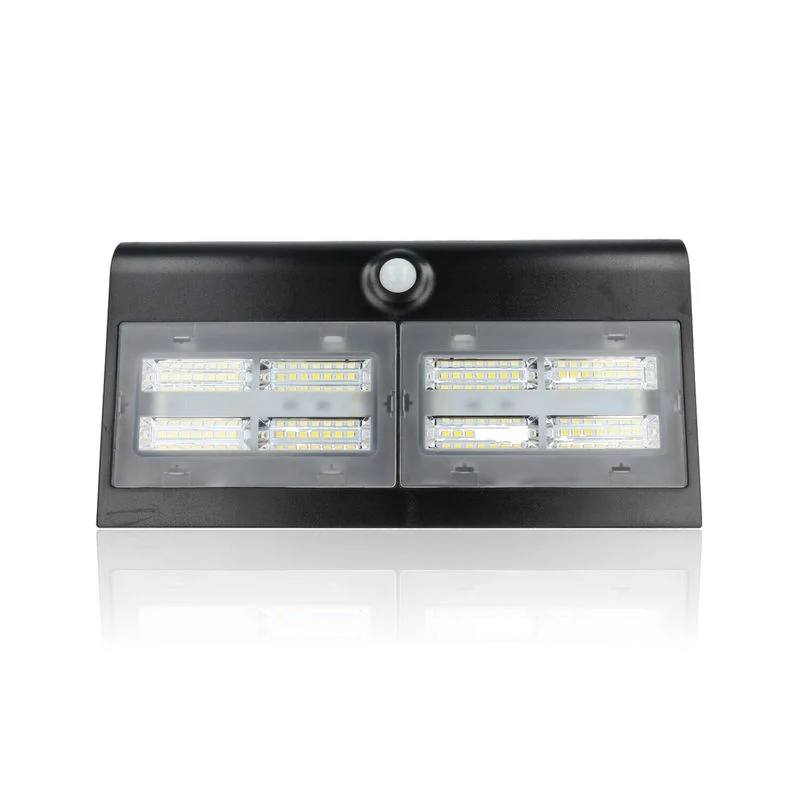 Proiettore LED solare con rilevatore di presenza, 6,8W, Luce Naturale, Nero