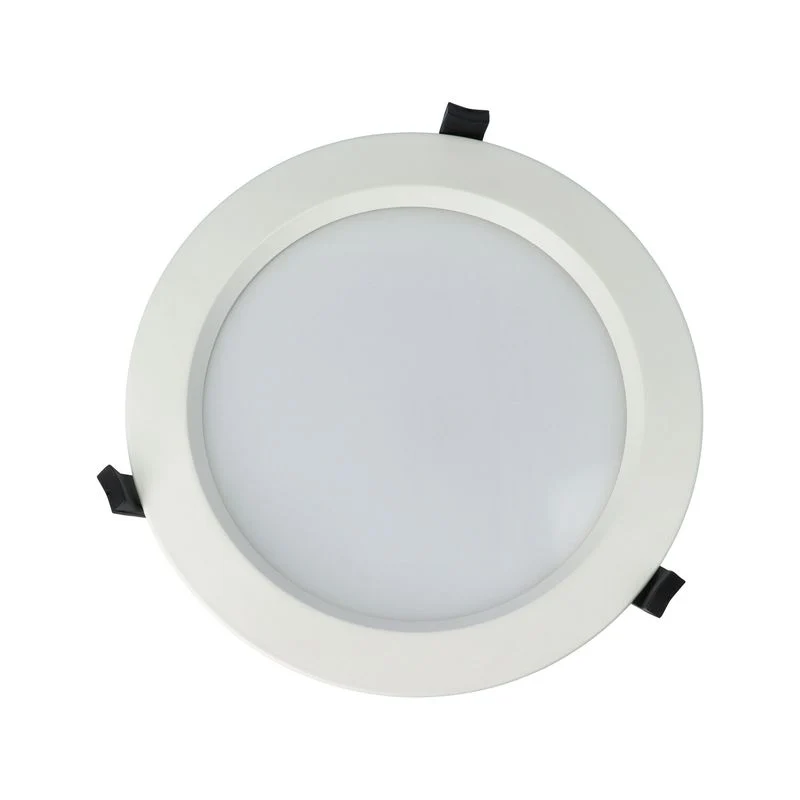 Faretto LED rotondo da incasso diam.228mm, 25W, 220Vac, con regolazione temperatura luce (Calda - Naturale - Fredda) - Dimmerabile - Bianco