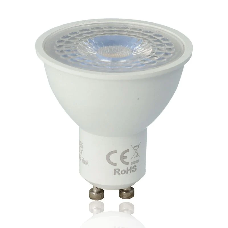 Lampadina Spot LED, GU10, 6W, 220Vac, Luce Naturale