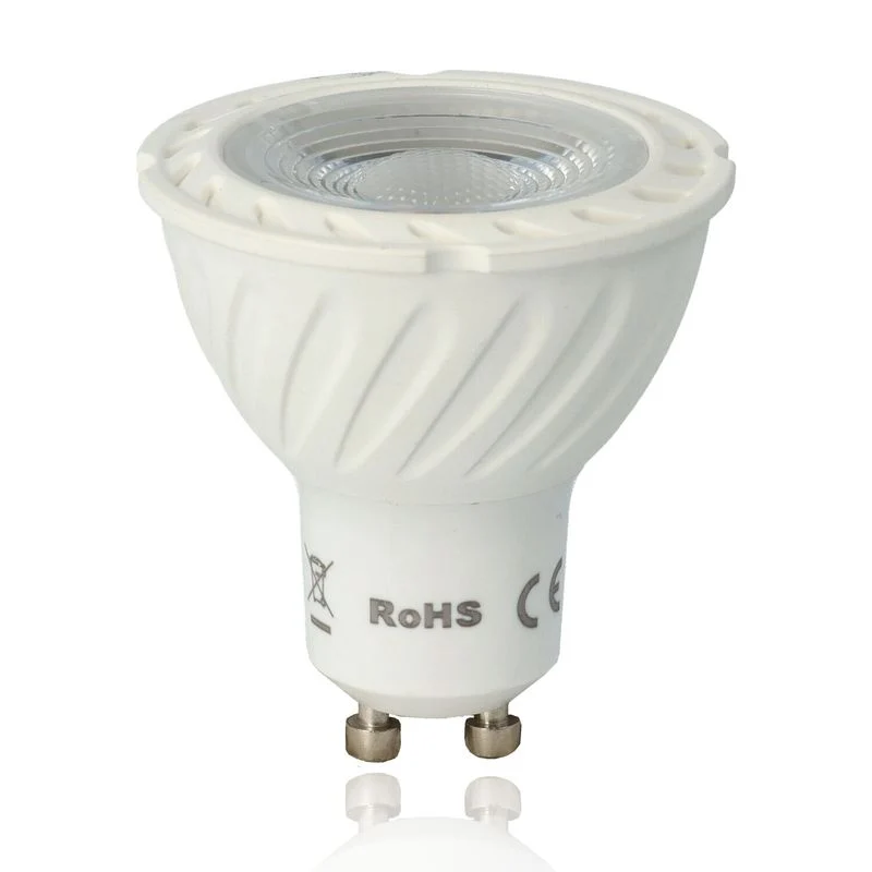 Lampadina Spot LED, GU10, 6W, 220Vac, Luce Calda, Dimmerabile