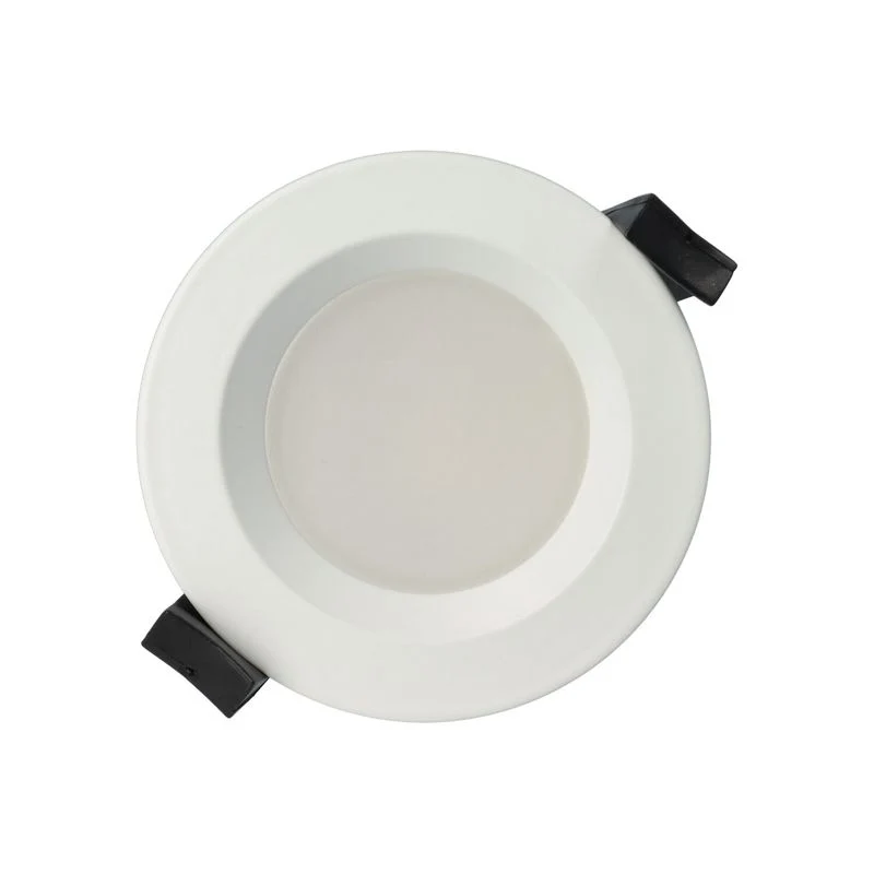 Faretto LED rotondo da incasso diam.85mm, 7W, 220Vac, con regolazione temperatura luce (Calda - Naturale - Fredda) - Bianco