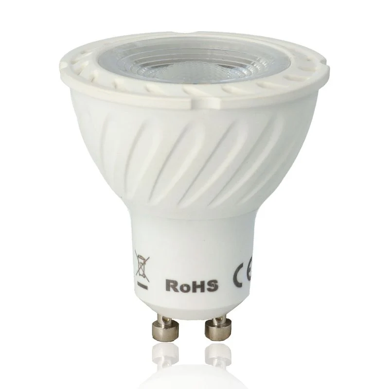 Lampadina Spot LED, GU10, 6W, 220Vac, Luce Naturale, Dimmerabile
