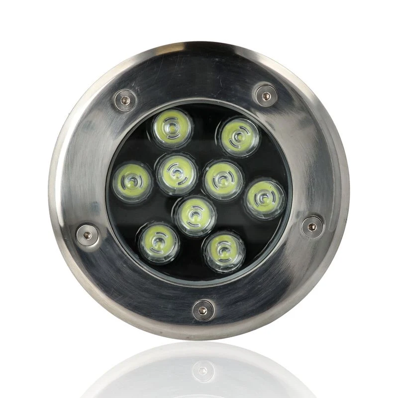 Faretto da interrare diam.160mm, 9W, 220Vac, Luce Fredda