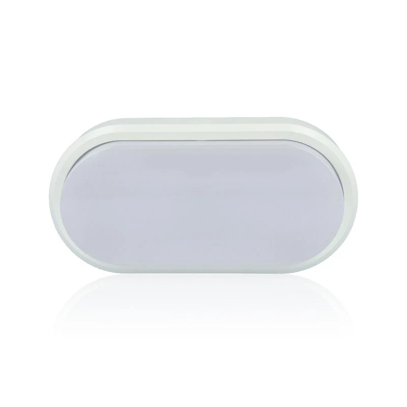 Plafoniera LED ovale, 12W, 220Vac, Luce Naturale, Bianco