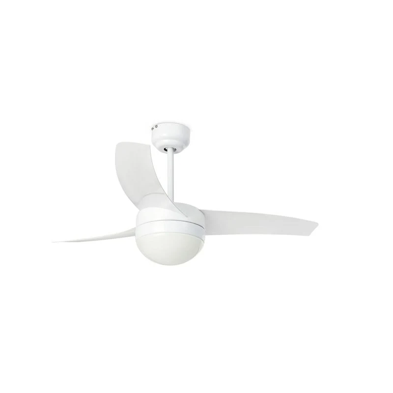 FARO BARCELONA 33415 - Ventilatore da soffitto con luce Easy - Bianco