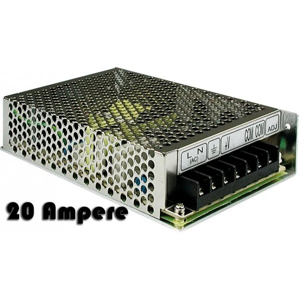 Chargeur stabilisé 12V - 20 ampères - système de surveillance