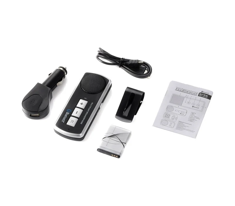 121695 Kit bluetooth MULTIPOINT SPEAKER PHONE 4.0 V mains libres durée appel 18h