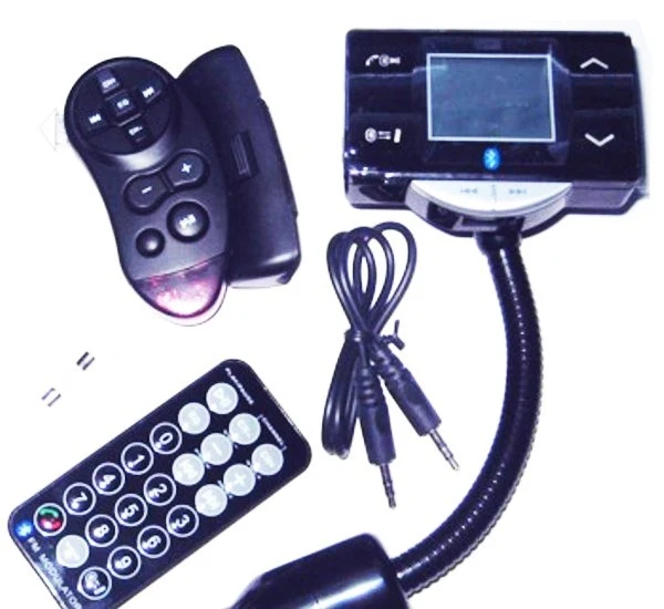 Transmetteur FM kit voiture Bluetooth MP3 WMA SD USB