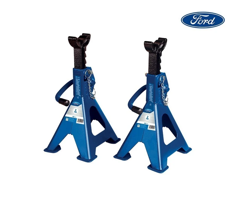 FCA-011 Lot de 2 chandelles FORD TOOLS pour voiture 2 tonnes en acier résistant