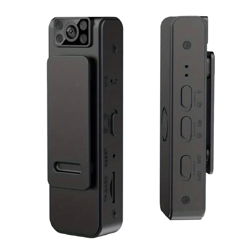 Mini caméra vidéo sans fil portable 1080HD avec vision nocturne, clip et aimant