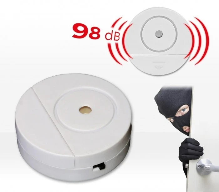Alarme sans fil (98 dB) pour portes et fenêtres ou coffre fort