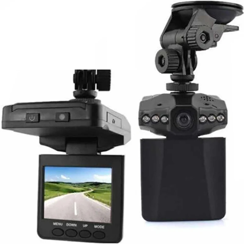 MINI DVR TELECAMERA REGISTRA VIDEO AUTO HD MONITOR LCD 2.5" 6 LED VENTOSA CAM