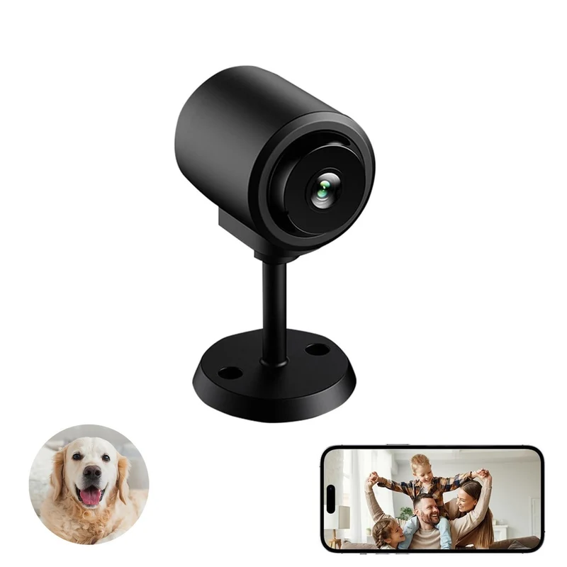 TELECAMERA IP WI-FI SMART 2MP SENZA FILI INTERNO VIDEO SORVEGLIANZA NOTTURNA APP