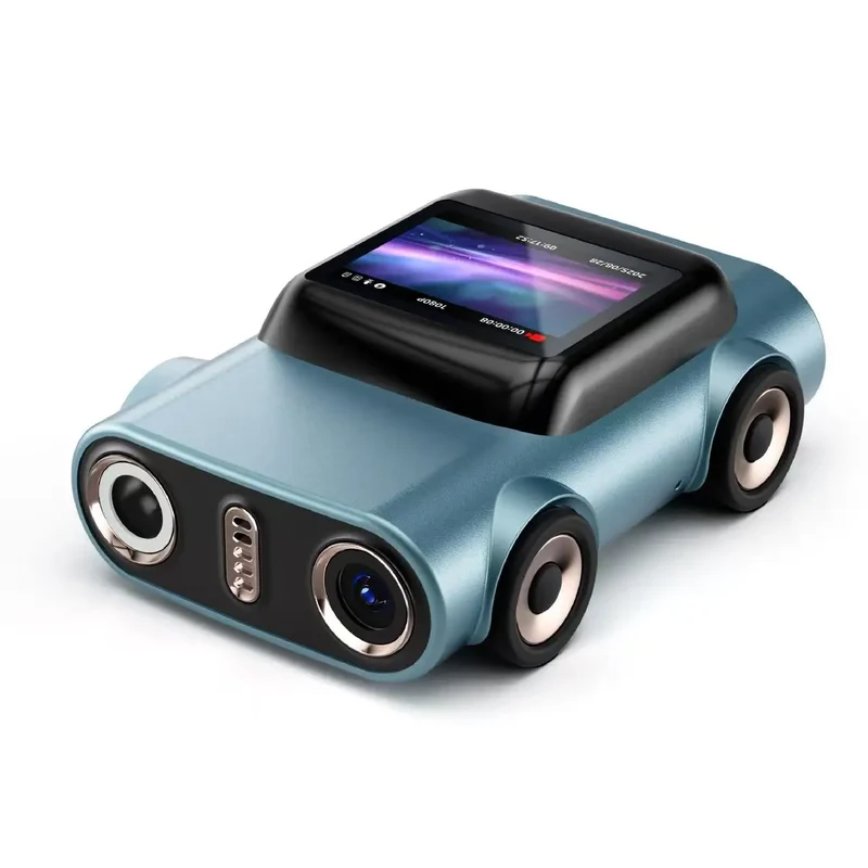 Mini Action Camera | Videoregistratore 2K con Schermo LCD da 1,0 | Design Portatile per Foto e Video Nitidi