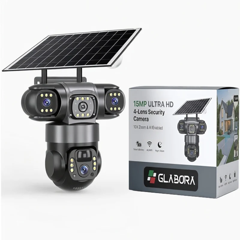 Telecamera di Sicurezza Esterno | 15MP con Zoom 10X e Tracciamento Automatico | Rilevamento Umano per Sorveglianza Efficace
