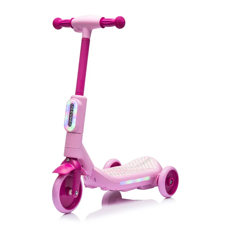 Trottinette Électrique Enfants LT983 Deluxe à 3 Roues avec Lumières RGB