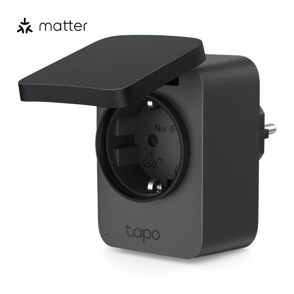 Tapo P410M | Enchufe WiFi Exterior IP54 Resistente al Agua y Polvo