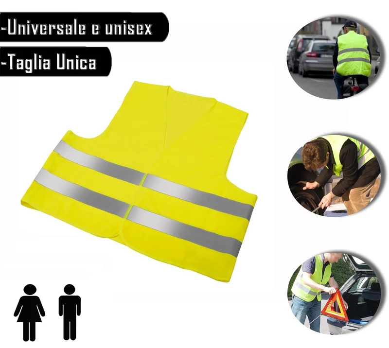 Veste réfléchissant pour les urgences et pour les sports universelles- unisexe