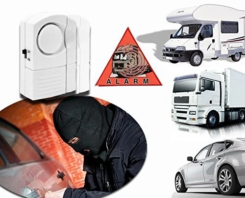Mini alarme pour voiture caravane camion - sans fil 100DB-Antivol et Anti voleur