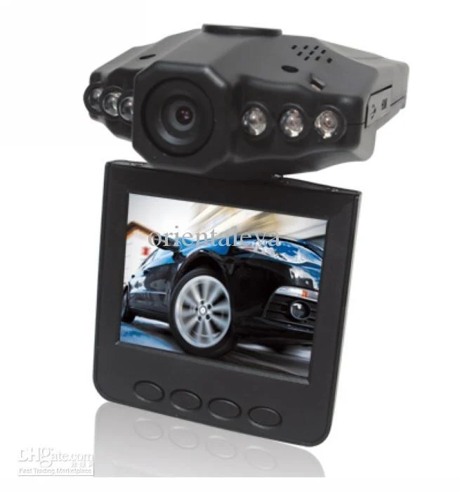 Caméra infrarouge voiture DVR tableau de bord moniteur avec 2,5 "USB 2.0 sd grab