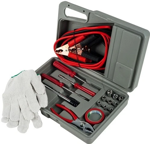 Equipement d'urgence pour voiture - Valise d'urgence - 30 piéces