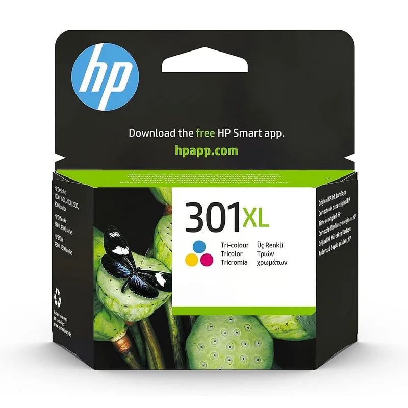 Cartouche HP 301XL CH564EE Tricolore 330 Pages Compatible avec Imprimantes HP