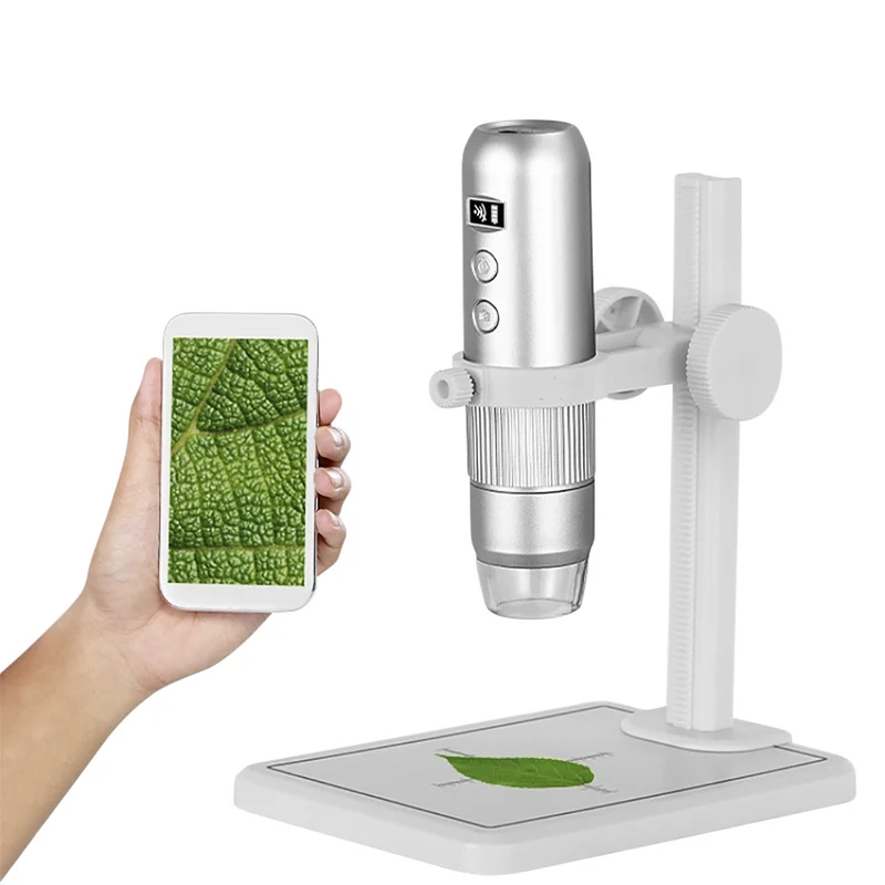 Microscope électronique numérique Wi-Fi Q-XW06, grossissement Portable 50x 1000x