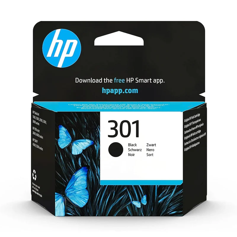 Cartouche HP d'origine compatible pour imprimantes HP DeskJet HP 301 CH561EE