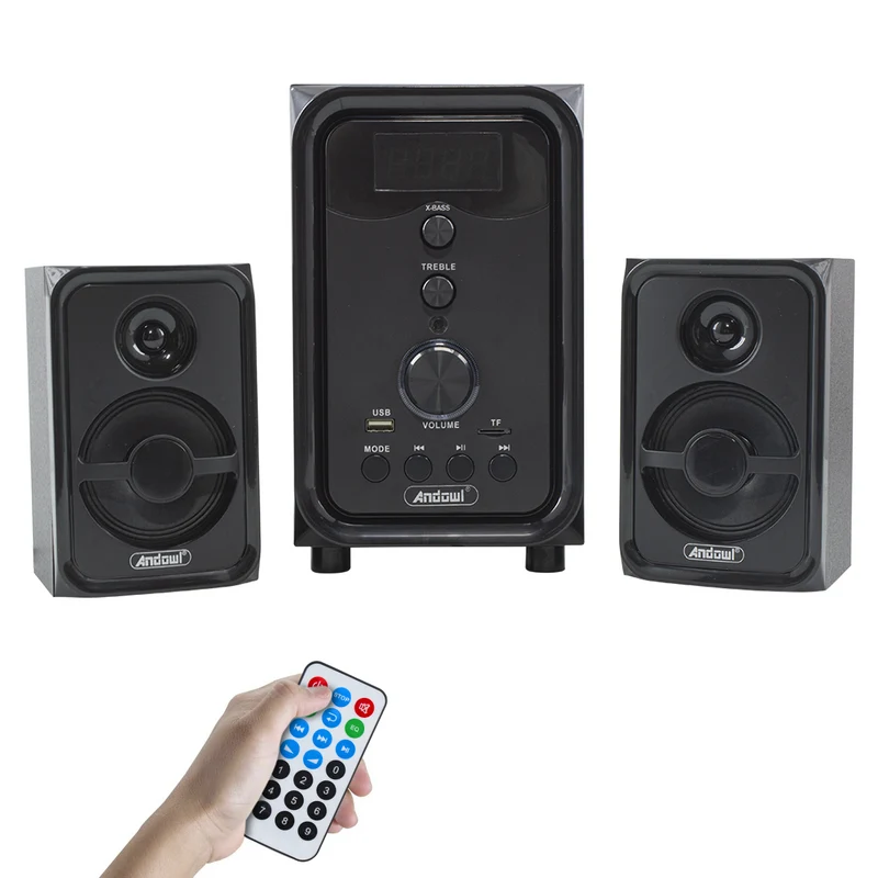 Enceintes d'ordinateur 2.1 caisson de basses 1000W Q-YX107T Connexion Bluetooth