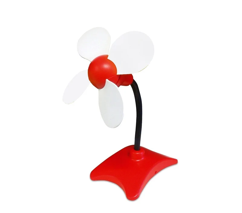 70606 Mini ventilateur USB 4 pales Vinco FLOWER puissance 2W en PVC