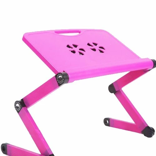 Table pliante pour ordinateur portable ou PC avec ventilateur de refroidissement