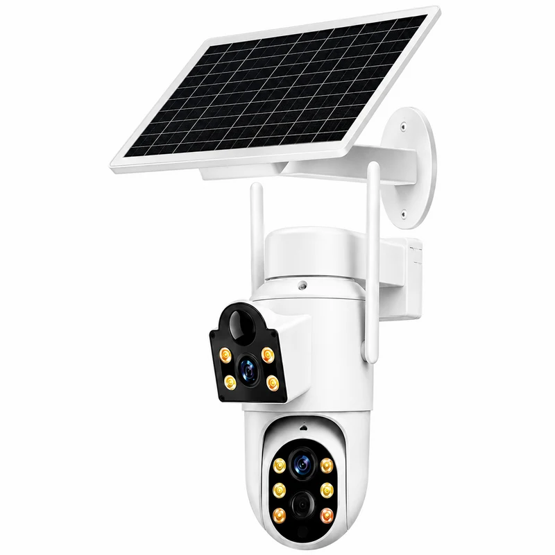 Telecamera Solare WiFi PTZ 355° IP66 PIR con Audio 2 Vie