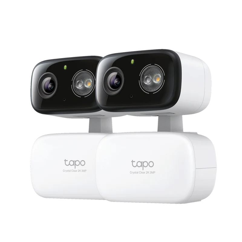 2K Pan/Tilt Indoor/Outdoor Security Camera HybridCam 360, Tapo C216(2-Pack)
