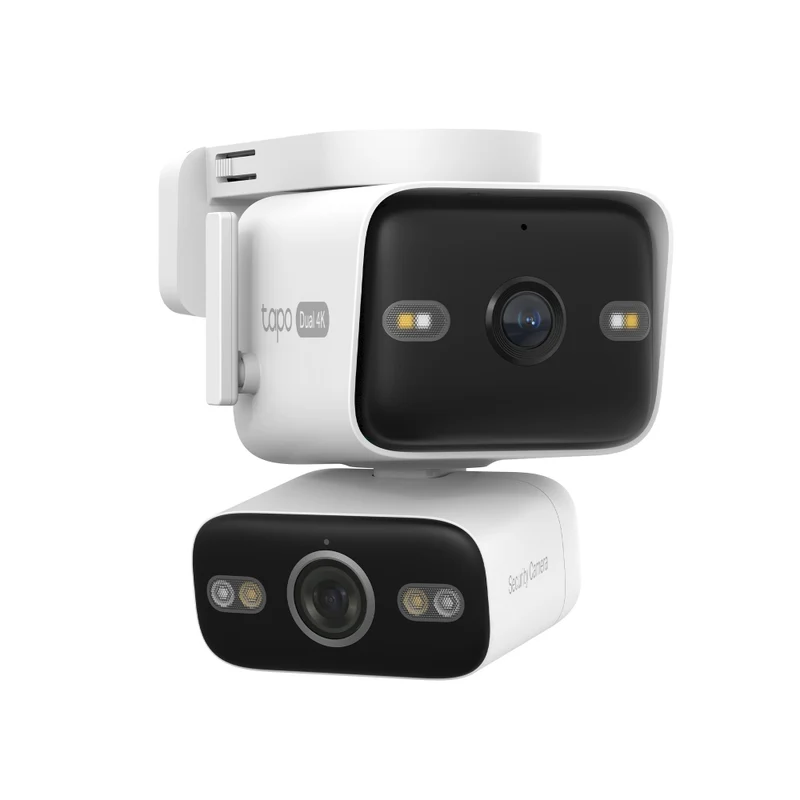 4K Dual-Lens Wired Pan/Tilt PoE Security Camera, Tapo C575D