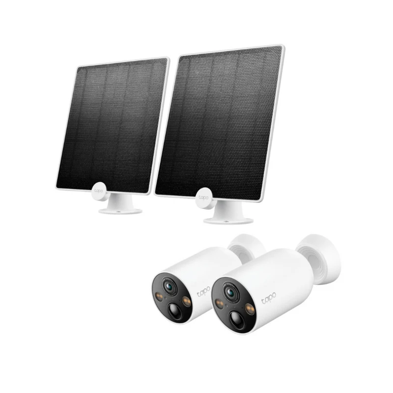 Sun-Powered 2K Bundle – 2K Battery-Powered Camera with Magnetic Base & Solar Panel 2 Kits