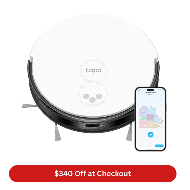 Tapo RV20 | MagSlim LiDAR Navigation Robot Vacuum