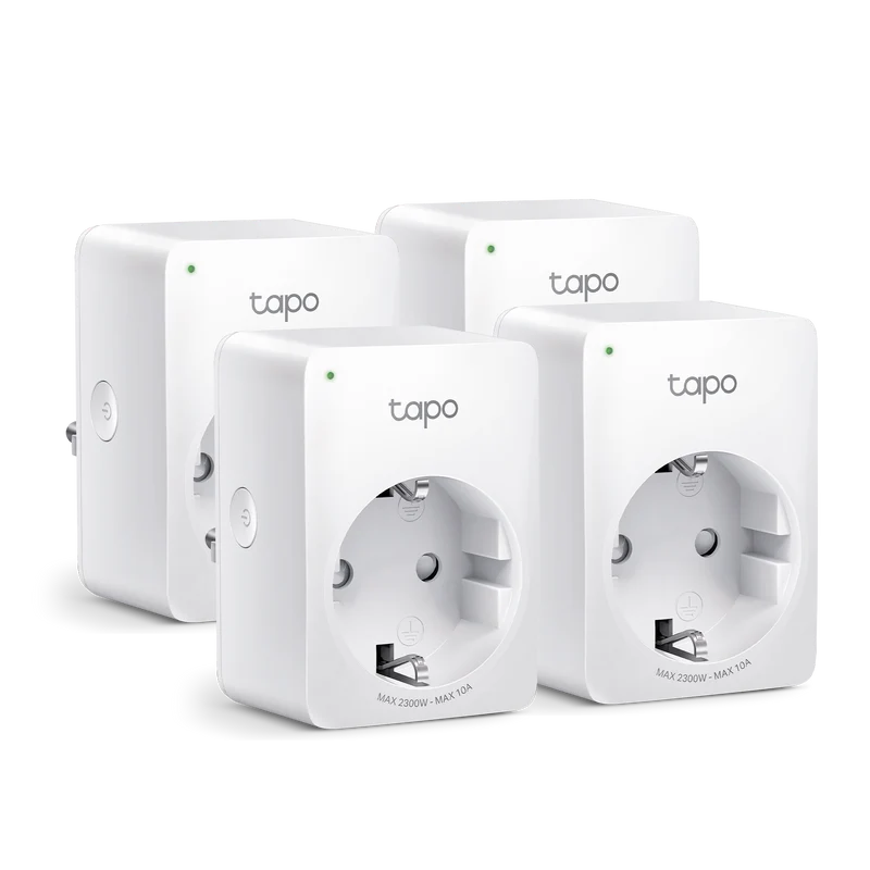 Tapo P100(4-pack) - Enchufe Wi-Fi Inteligente Mini