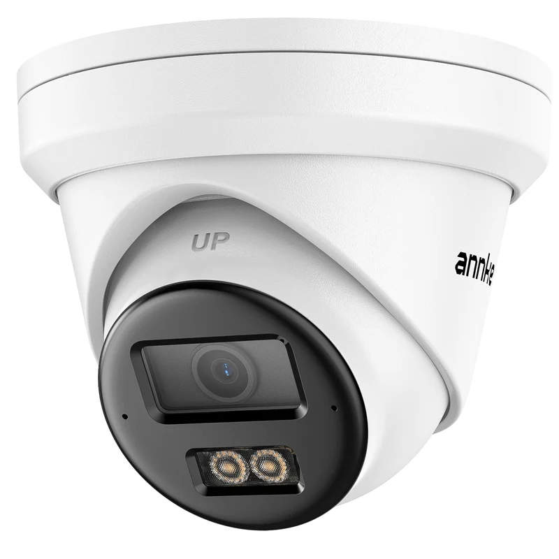 8MP Dual-Light Turret PoE Security Camera