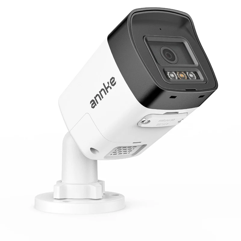 3K PoE Bullet Camera with Smart Detection, Audio & Warning Light