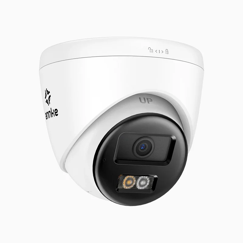 3K Dual-Light PoE Turret Camera with Audio & Smart Detection
