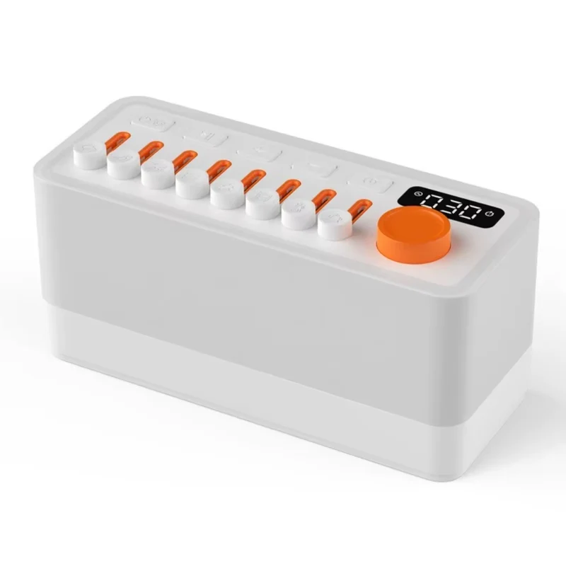 Dreamglow Soundscape: DIY Noise Machine with RGB Night Light & Immersive Sleep Sounds