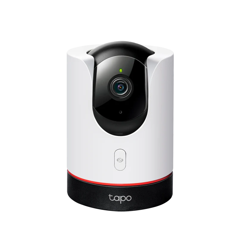 Tapo C225 - Cámara de Vigilancia Wi-Fi Inteligente, Rotación 360º, 2K QHD, Detección IA, Visión Nocturna, Modo Privacidad
