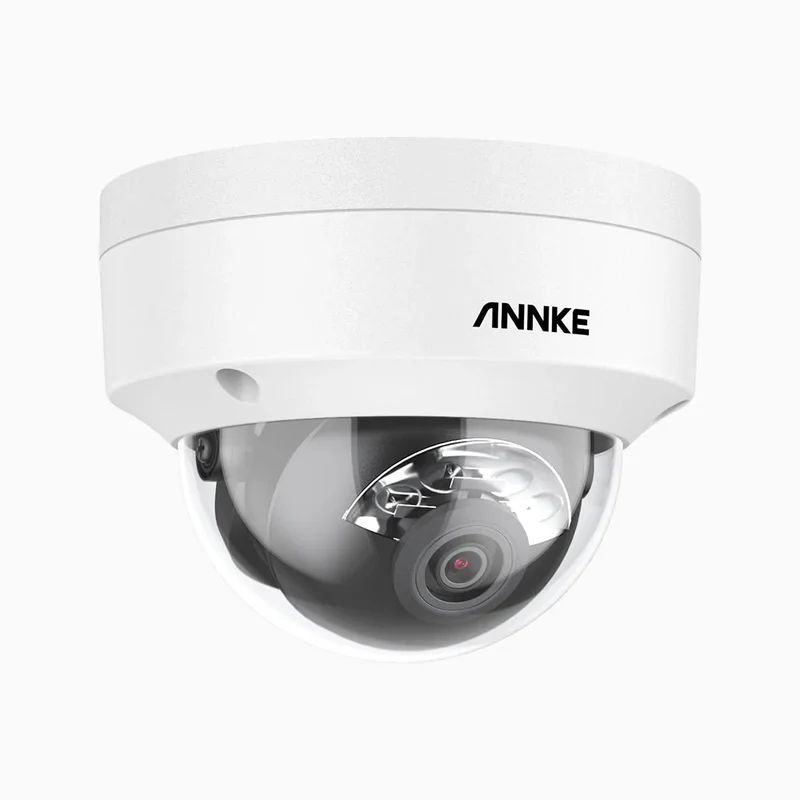 C800D - 4K Outdoor PoE IP Dome Security Camera, Human & Vehicle Detection, Color & IR Night Vision, Built-in Microphone & SD Card Slot, RTSP Supported, IP67 & IK08