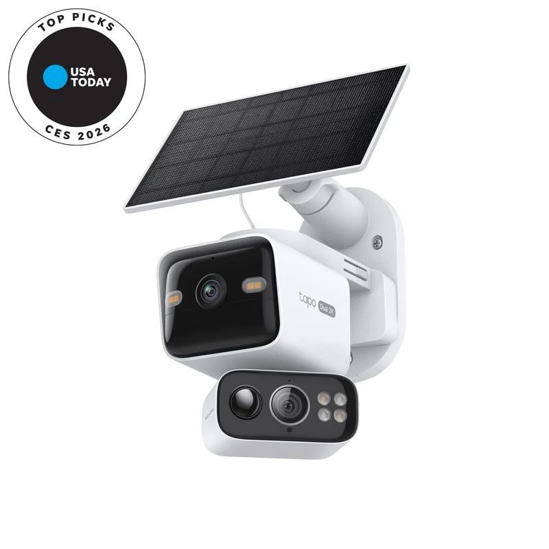 Tapo C645D Kit 2K Dual-Lens Solar Pan/Tilt Security Camera Kit