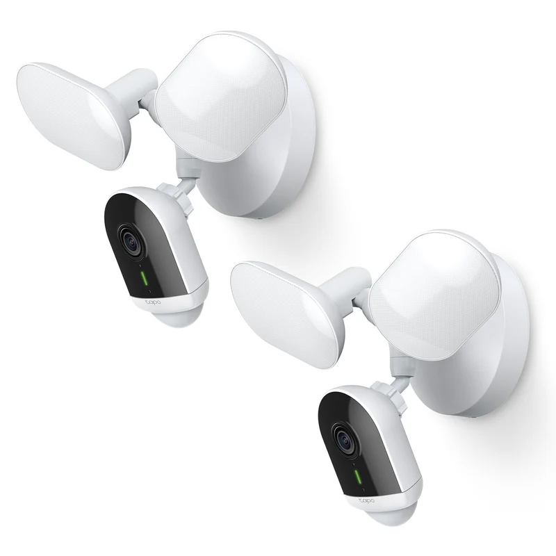 2K QHD IP65 Floodlight Camera, Tapo C720 2-Pack