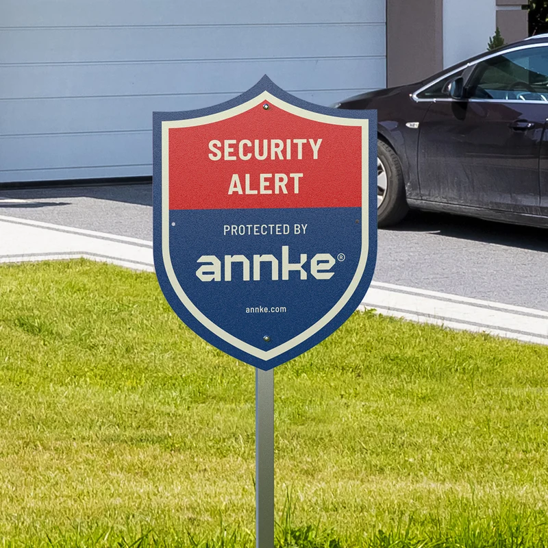 10" Heavy Duty 100% Aluminum Security Sign