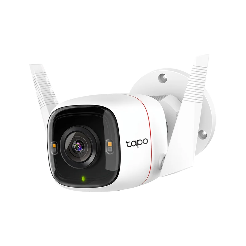 Tapo C320WS - Cámara de Vigilancia Wi-Fi para Exterior, 2K QHD, Visión Nocturna a Color, Detección IA