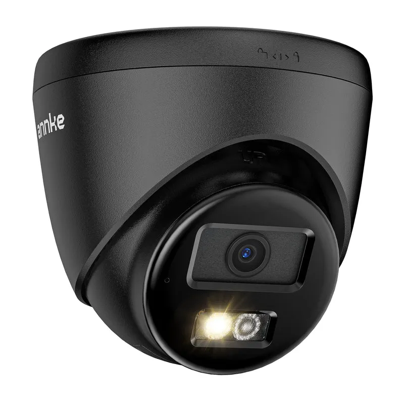 ANNKE 3K PoE Security Camera with Red-Blue Strobe Flash Light Alarm, 123° Wide Angle, Smart Dual Light Color Night Vision for Surveillance, AI Detection, H.265+, IP67, 2-Way Audio & 512GB SD Card Slot