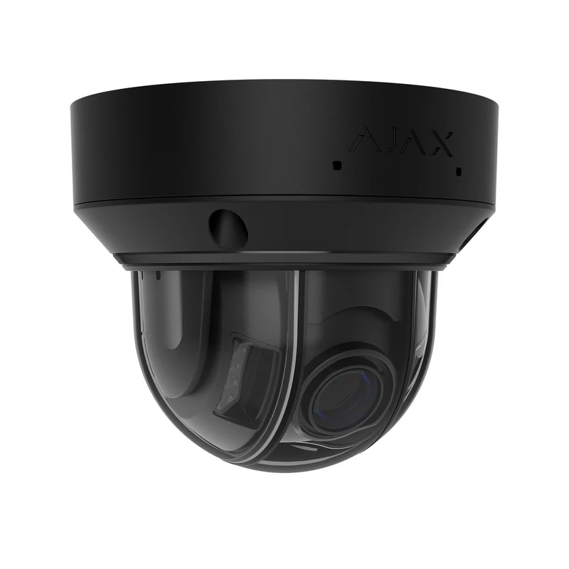 126284.214.BL1 - Ajax DomeCam HLVF 5MP Nera Telecamera IP PoE 3K AI Varifocale 2.8-12mm IR 40m True WDR ONVIF JetSparrow